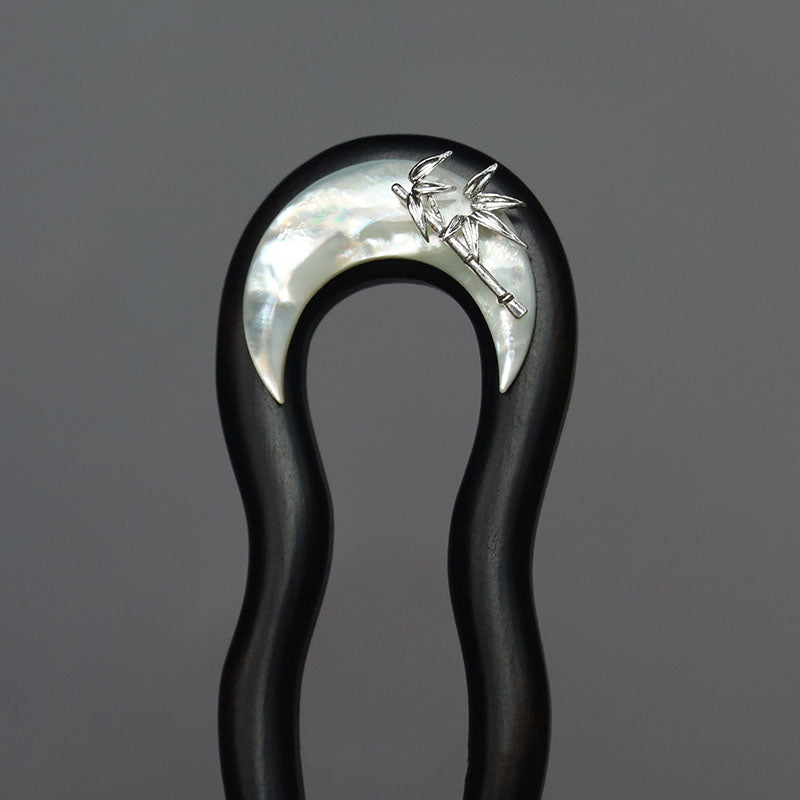 Crescent Bamboo Hair Stick