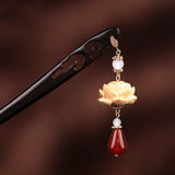 Lotus Pendant Hair Stick