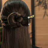 Peacock Feather Hair Stick