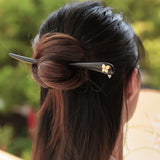 Aurelia Bloom Ebony Hair Stick