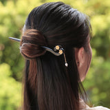 Amber Floral Curve Hair Stick