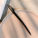 Bamboo Accent Ebony Hair Stick