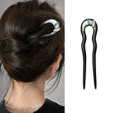 Green Moon Nacre Hair Stick