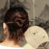 Ebony Spiral Hair Stick