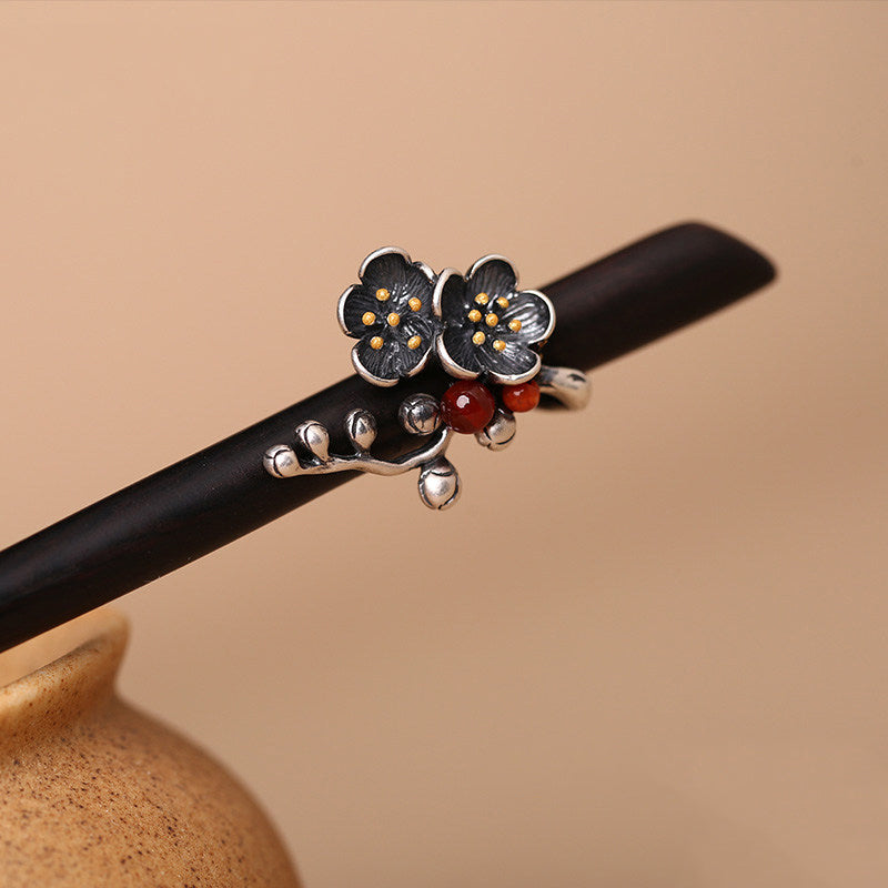 Arden Plum Hair Stick