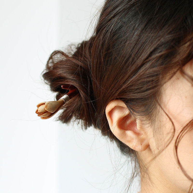 Antler Flower Hair Stick