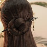 Bamboo Charm Ebony Hair Stick