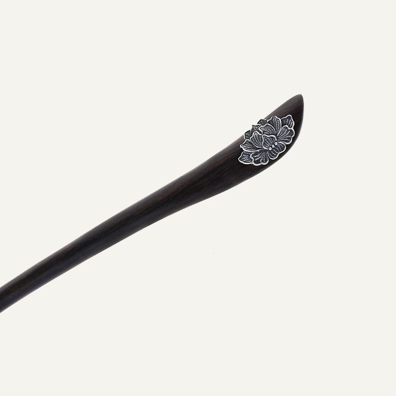 Noir Bloom Hair Stick