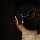 Jade Spine Hair Stick