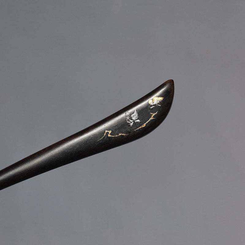 Hand-Painted Butterfly Hair Stick