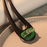 Bamboo Green Ebony Hair Fork