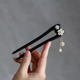 Midnight Blossom Hair Stick