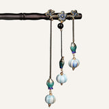 Porcelain Dangle Hair Stick