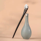 Snow Feather Pearl Hair Stick