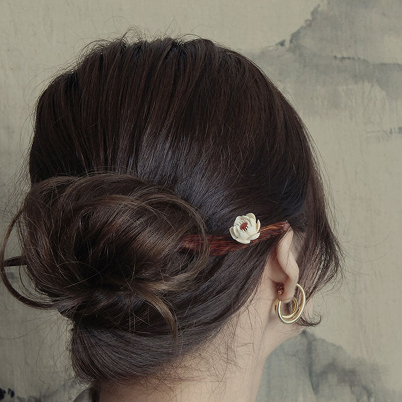 Antler Flower Agate Hair Stick