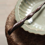 Ebony Spiral Hair Stick