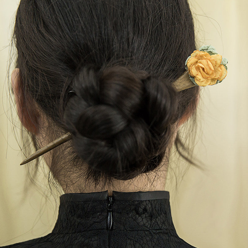Golden Blossom Hair Stick
