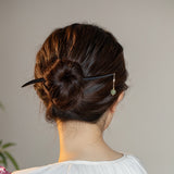 Green Jade Drop Hair Stick