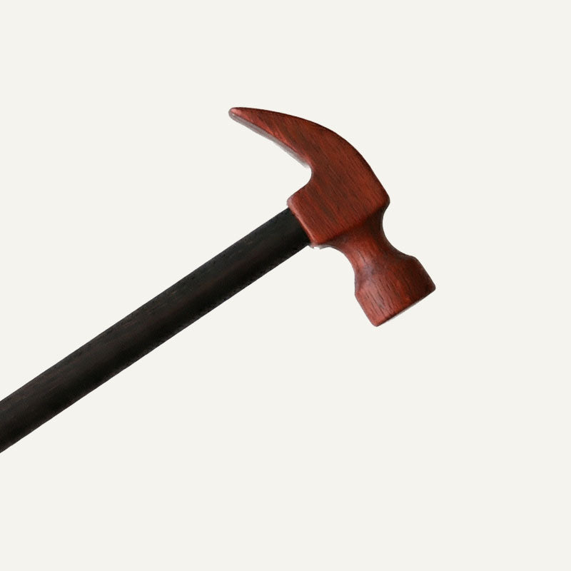 Wooden Hammer Hair Stick