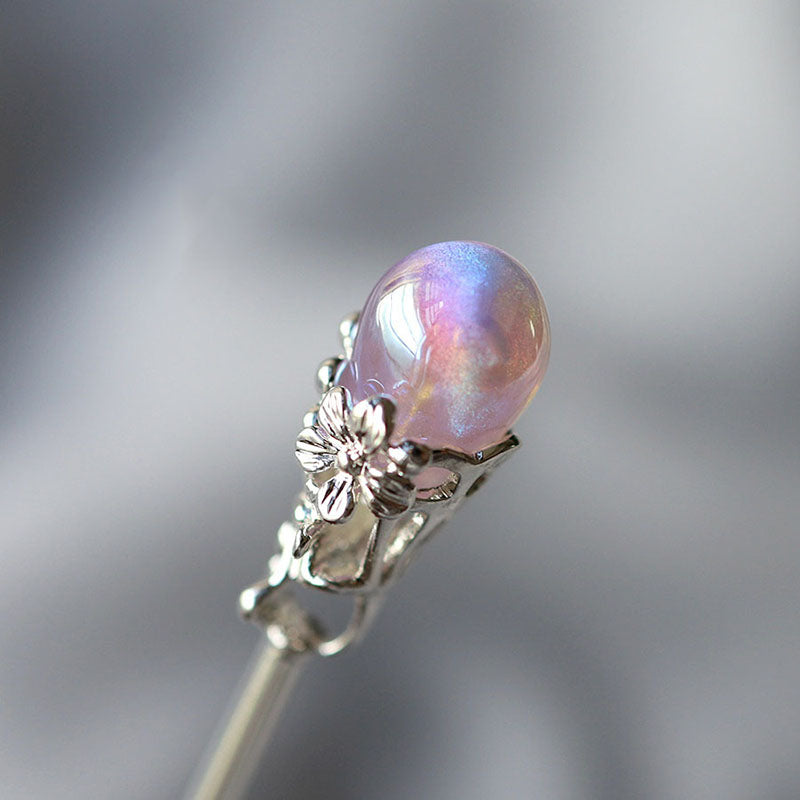 Iridescent Bloom Hair Stick