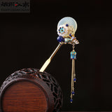 Jade Dew Tassel Hair Stick