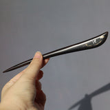 Hand-Painted Butterfly Hair Stick