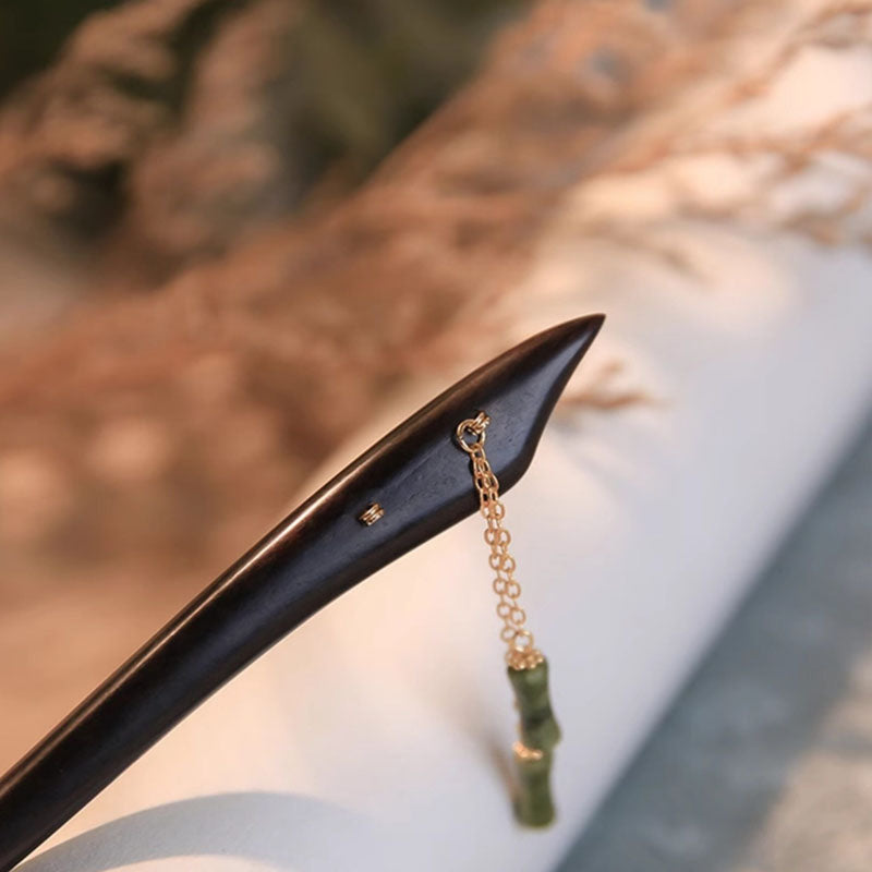 Bamboo Charm Ebony Hair Stick