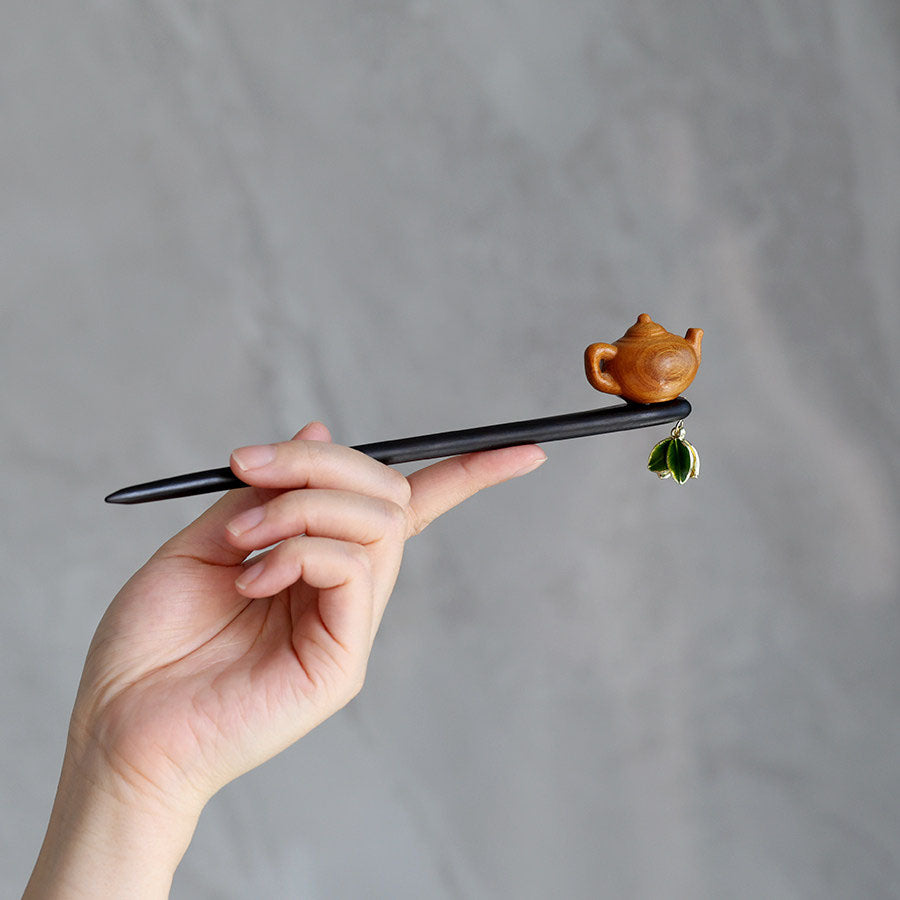 Teapot Serenity Hair Stick