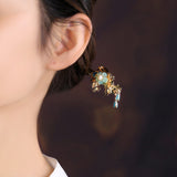 Turquoise Butterfly Hair Stick