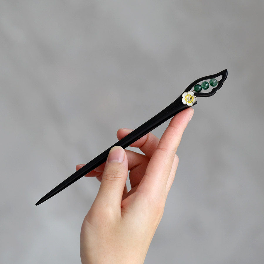 Blackwood Jade Hair Stick