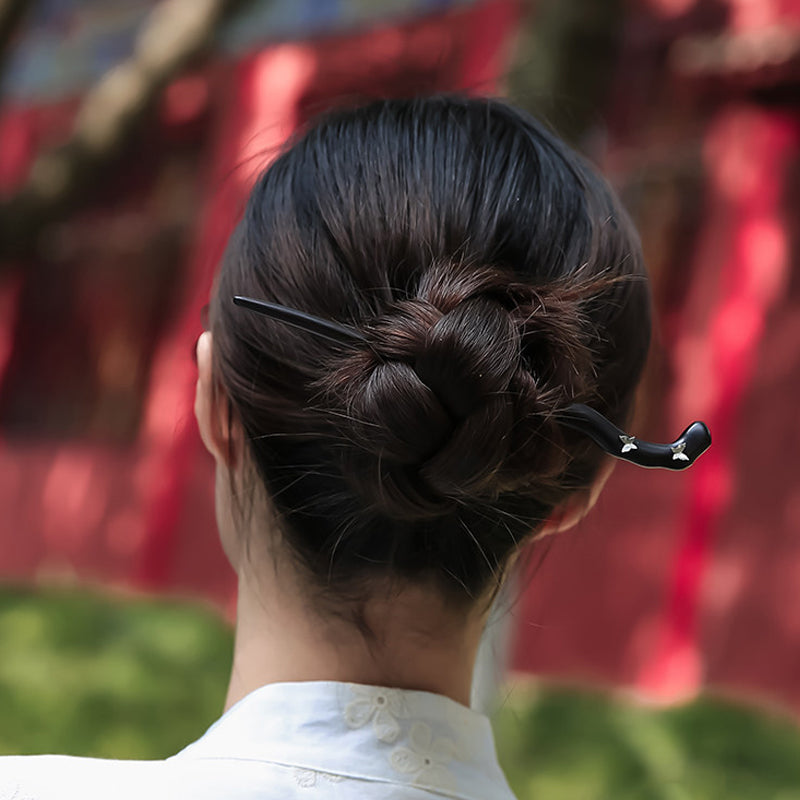 Noir Butterfly Hair Stick