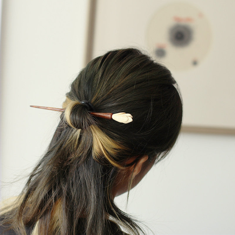 Magnolia Bud Hair Stick