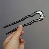 Green Moon Nacre Hair Stick