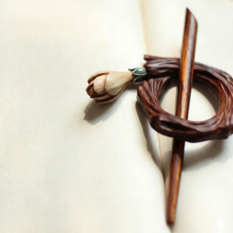 Antler Bloom Ring Hair Stick