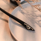 Bamboo Accent Ebony Hair Stick