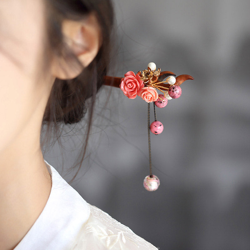 Rosaline Blossom Hair Stick