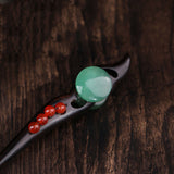 Jade Axis Hair Stick