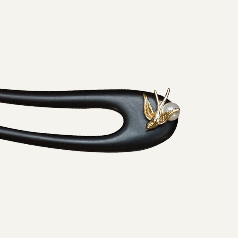 Petite Bird Pearl Hair Stick