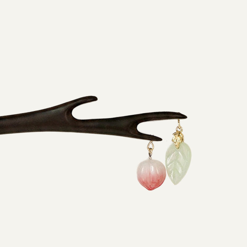 Peach Whisper Hair Stick