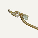 Jade Petal Moon Hair Stick
