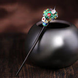 Enamel Flora Hair Stick