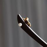 Indigo Petal Hair Stick