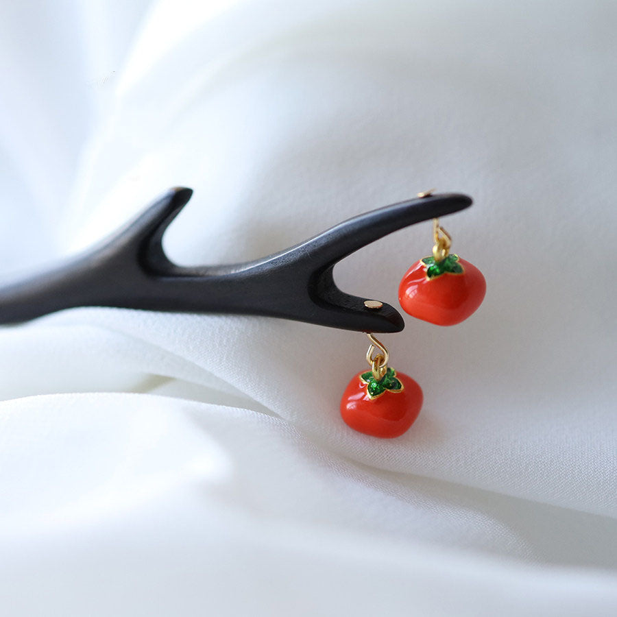 Persimmon Branch Hair Stick