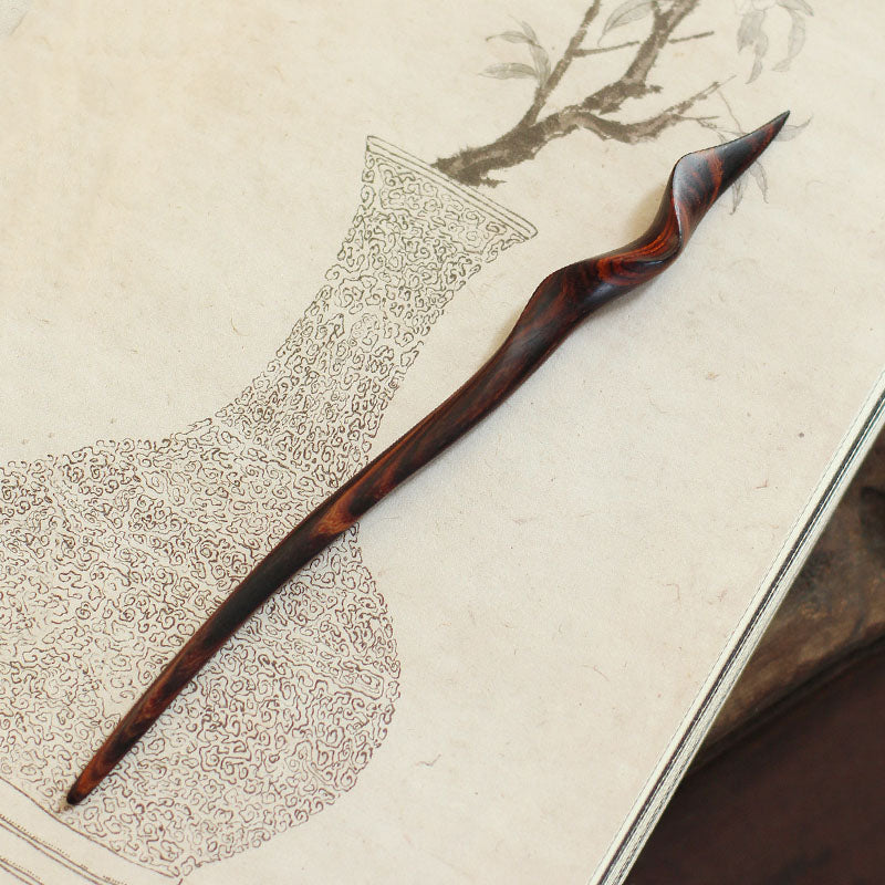 Wood Flow Hair Stick