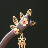 Shell Petal Drop Hair Stick