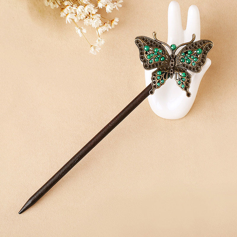 Antique Butterfly Hair Stick