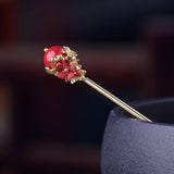 Scarlet Accent Hair Stick