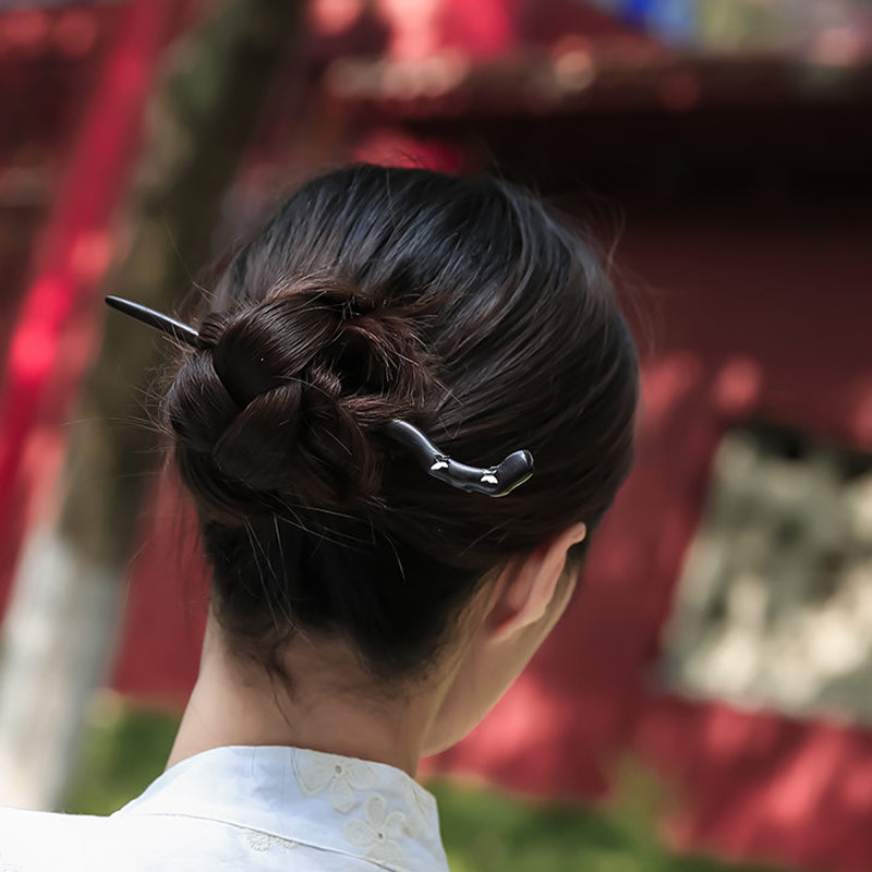 Noir Butterfly Hair Stick
