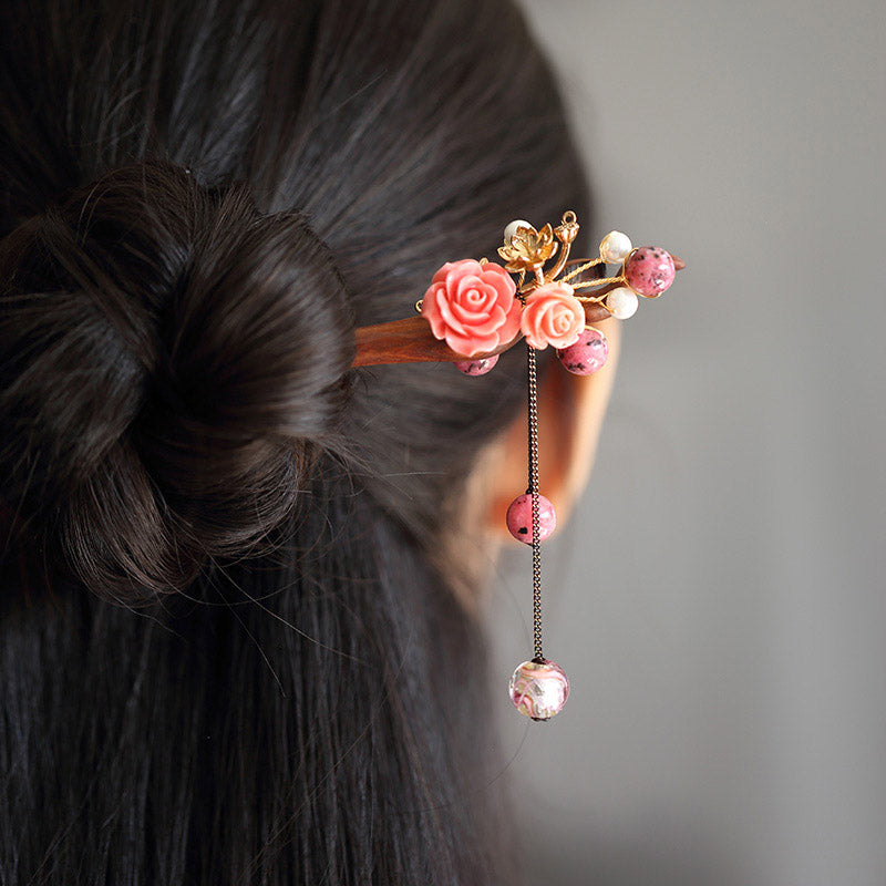 Rosaline Blossom Hair Stick