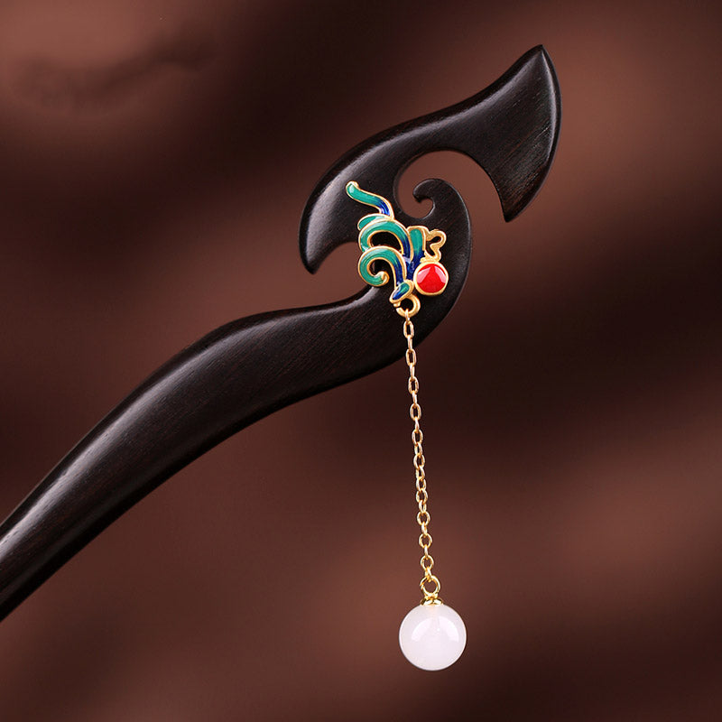 Auspicious Cloud Tassel Hair Stick